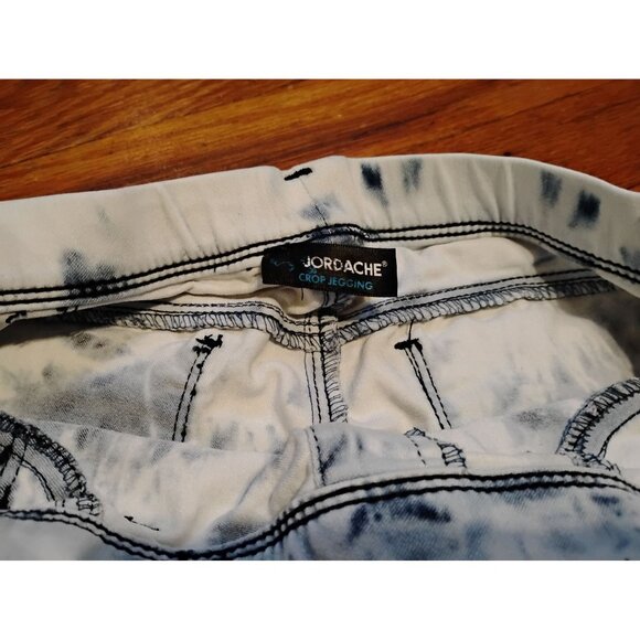 E-003 Jordache Womens Tie-Dye Crop Jegging Size L Cotton/Spandex Blend Comfortab - Picture 3 of 4